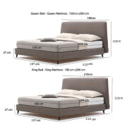 Ikoma Upholstered Bed Frame-3