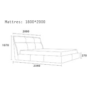 Katrina Leather Bed Frame-4